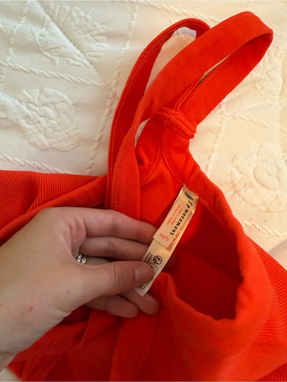 FREE PEOPLE RED TOP - Picture 8 of 8